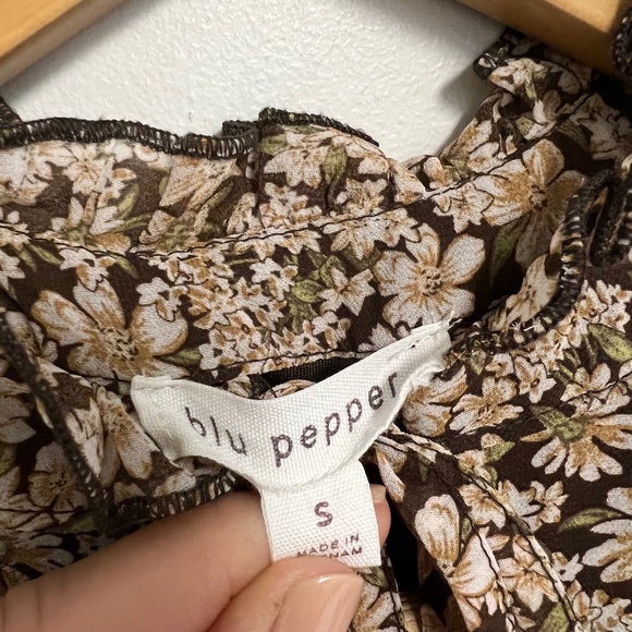 blu pepper floral prairie dress - Picture 4 of 5